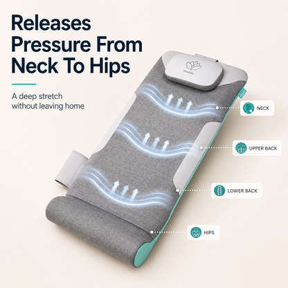 Air Compression Stretching Mat for Back, Neck, Hip & Sciatica Relief