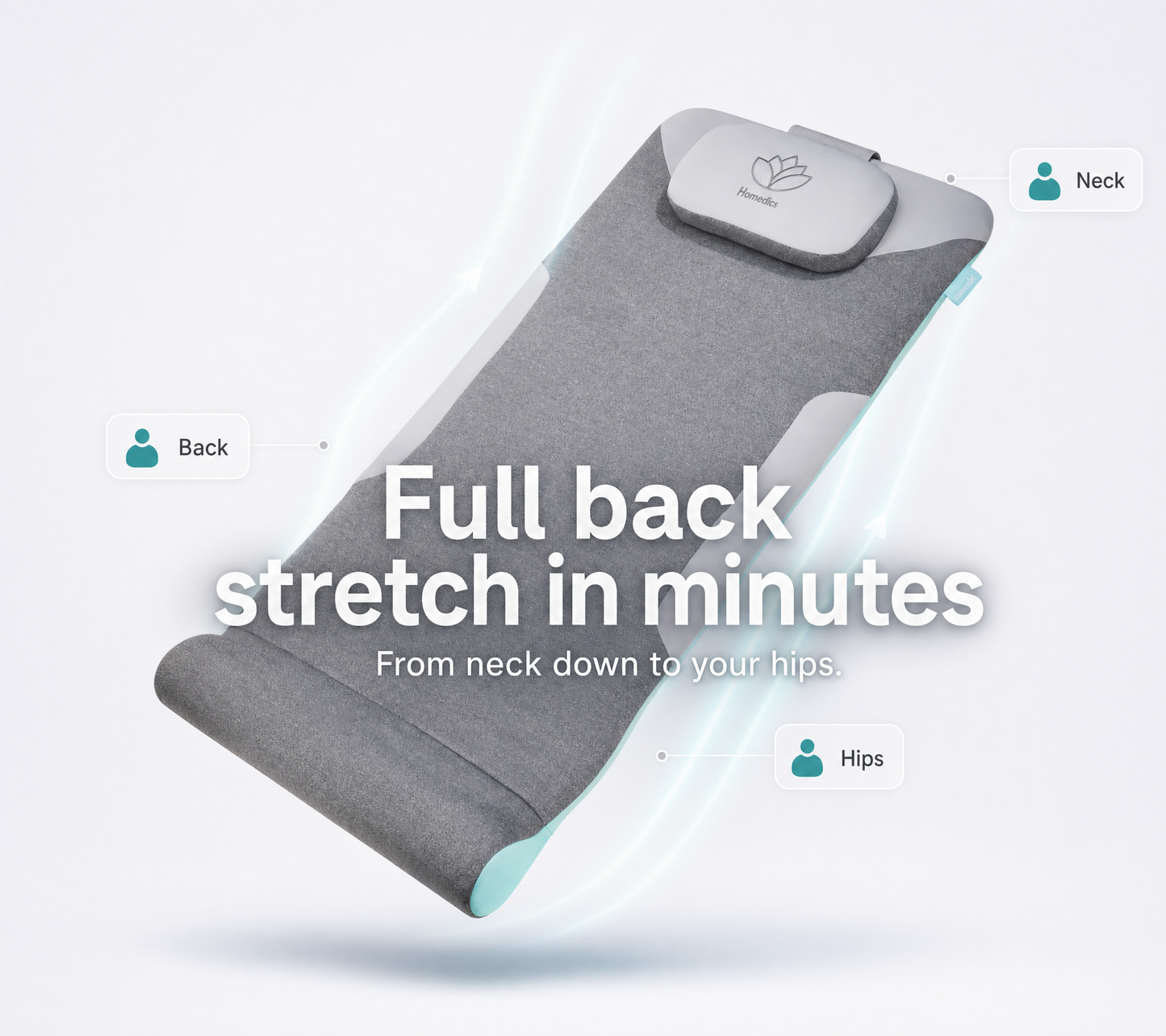 Air Compression Stretching Mat for Back, Neck, Hip & Sciatica Relief