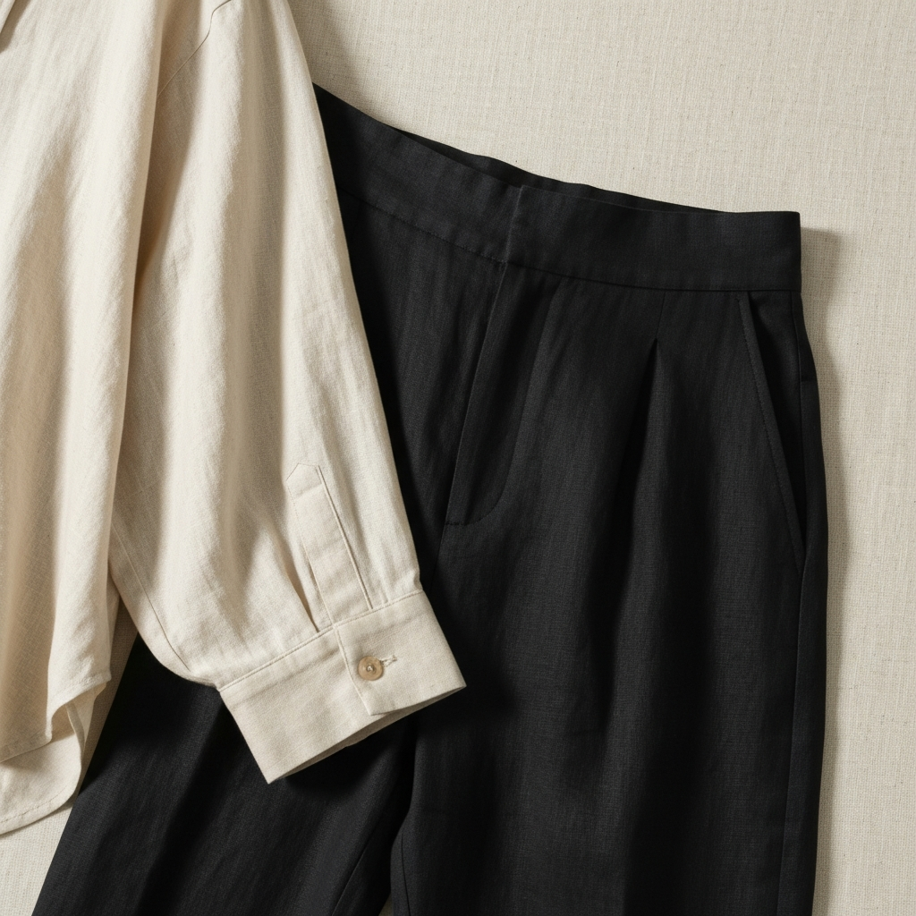 Off-Shoulder Tee + Wide-Leg Set — The Effortless 2-Piece