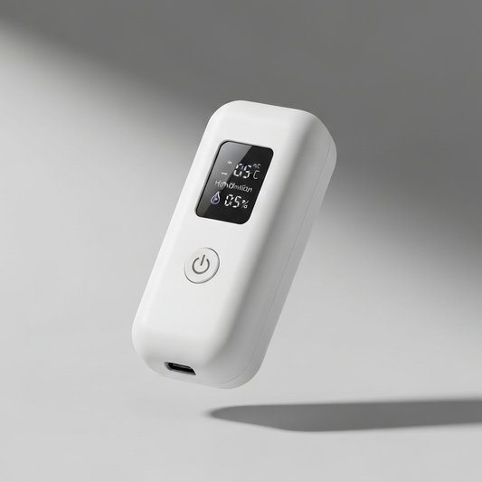 5-in-1 Portable Safety Detector — CO + Smoke + Air Quality